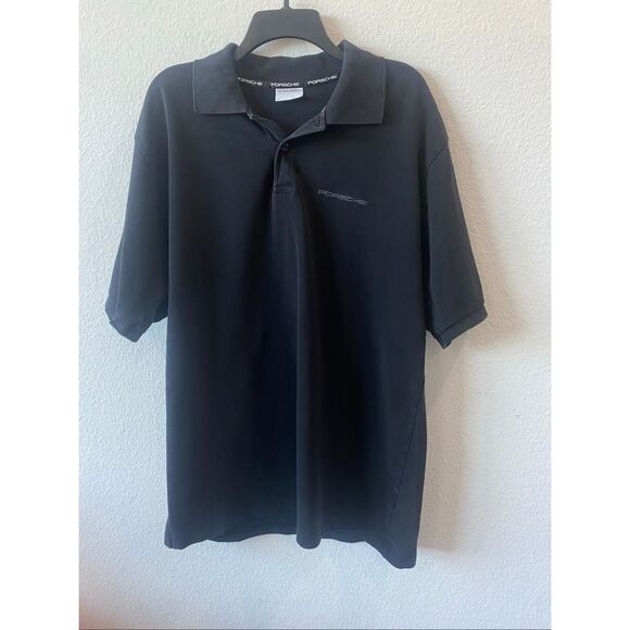 Porshe Black Polo Size L - Picture 1 of 7